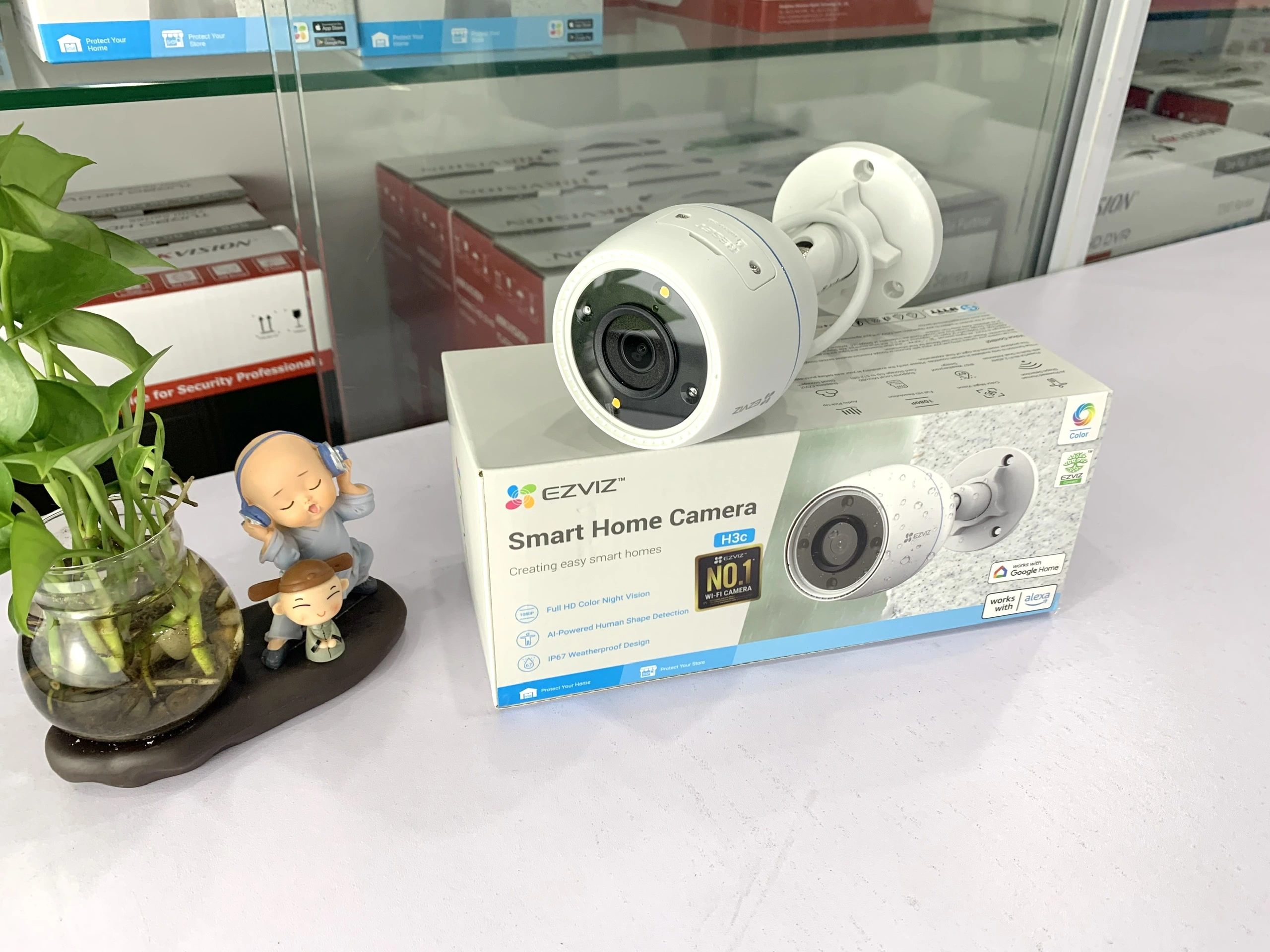 Camera IP Wifi EZVIZ CS-H3C 2MP Color I Chính hãng